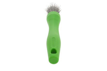 BrushAll® Wire Hand Brush with Ergonomic Handle and Tightly Packed Bristles for Kitchen, Garage, Indoor, Outdoor (Stainless Steel) Patent Pending - color: Stainless Steel