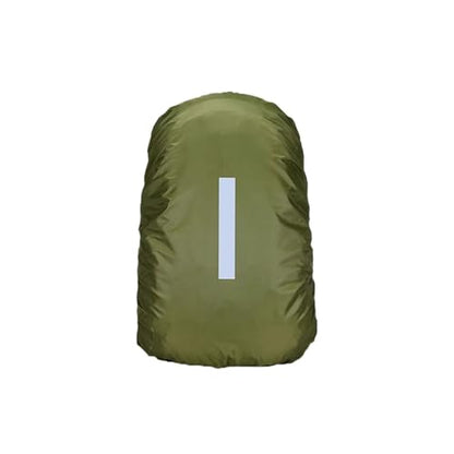 Backpack Rain Cover Outdoor Reflective Waterproof Backpack Rain Cover Night Bike Safety Light Raincover Bag Hiking Mountaineering Dust - color: Green 60L