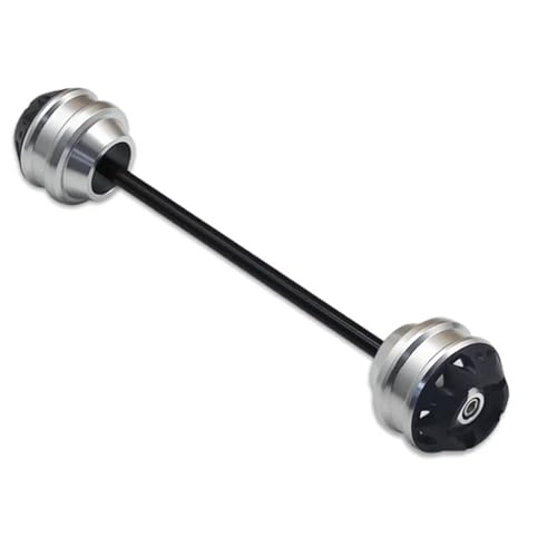 MT-07 MT07 2015-2022 2023 2024 Motorcycle Accessories Front Rear Fork Slider Axle Crash Wheel Protector(Rear Silver12) - size: Rear Silver12