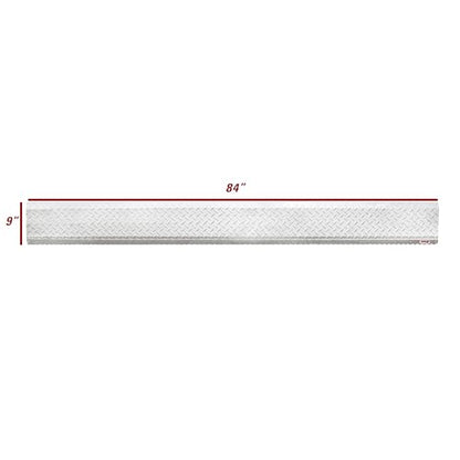 Extreme Max 3005.9068 Hinged Aluminum Trailer Door Slider Plate - 84" x 9" - size: 84" x 9"