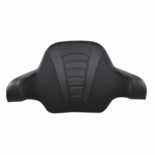 TCMT King Motorcycle Trunk Backrest Pad Two Up Mounting Rack Fit For Harley Touring 1997-2008 Electra Glide Road Glide Street Glide Pack - color: No Speaker Holes: Style C Chrome Rack