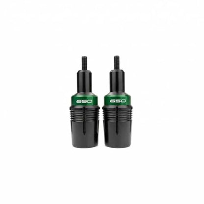 Frame Sliders Crash Protector for Kawasaki Ninja 650 KRT EX650 Z650 Z650RS 2017-2025 (Type A Green)