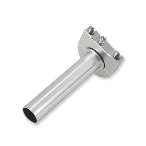 0012 1PCS Motorcycle Throttle Assist Twist Accelerator Handle Grip for ATV Pit Dirt Bike Motocross 7/8'' Handlebar Aluminum CNC Silver