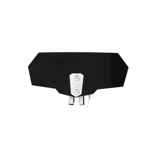 Windshield Deflectors Universal Motorcycle Risen Clip On Windscreen Windshield Extension Spoiler Air Deflector for R1200GS Windshield - color: Black