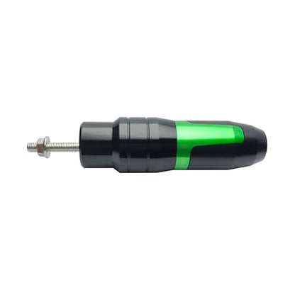 Universal Rear Frame Sliders Crash Pad Replacement for B-MW Kawasaki Yamaha Honda Suzuki CNC Aluminum Motorcycle Accessories Anti Falling Protection(Green) - color: Green