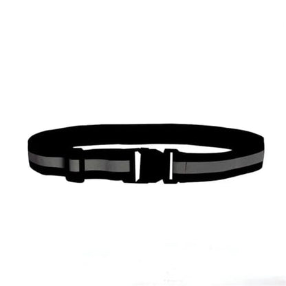 Reflective Bands 10pcs Reflective Band for Running High Visible Night Safety Gear for Arm Wrist Waist Ankle Adjustable Elastic Safety Reflective Belt for Cycling Running - color: Black