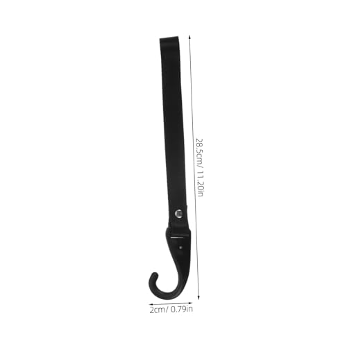 PRETYZOOM 2Pcs Motorcycle Holder with Hooks Punch Installation Handlebar Strap for Keys Gloves Accessories Durable Material for Clean Intact Motorcycle