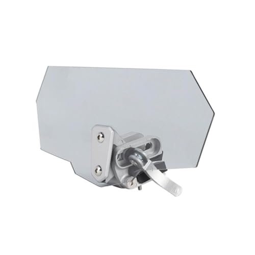 Motorcycle Windshield Extension Adjustable Spoiler Clamp-On Windscreen Deflector Compatible with Universal Models
