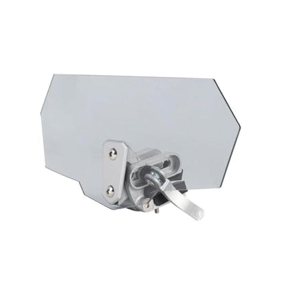 Motorcycle Windshield Extension Adjustable Spoiler Clamp-On Windscreen Deflector Compatible with Universal Models