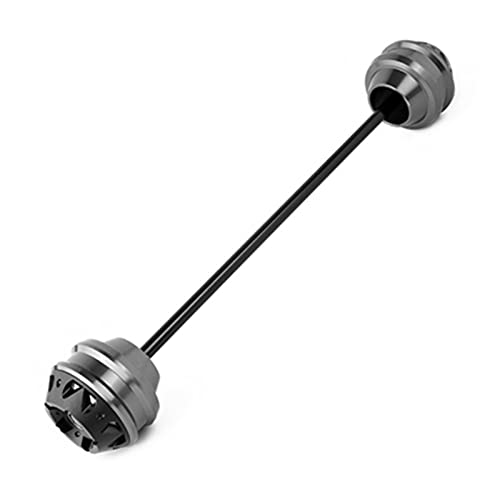 For Ducati For Monster 1200 821 2014 2015/2016/2017/2018/2019 For 1200 R S Motorcycle Front Axle Slider Wheel Fork Crash Protector Crash Protector(Gray) - color: Gray