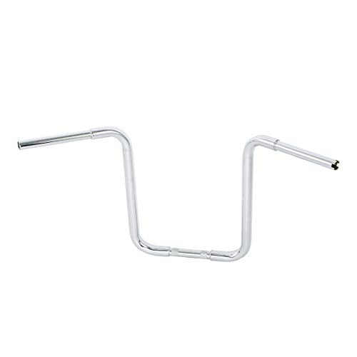 Green-L 1 1/4" Ape Hanger 18" Rise Handlebars Fit for Harley Sportster XL883 XL1200 Softail FLST FXST Custom Motorcycle 1.25" Handle Bar - size: 18" Rise, style: Style B Chrome