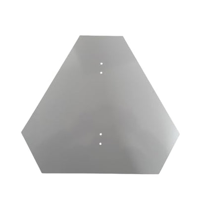 Kichwit Slow Moving Vehicle Triangle Sign, 15.6" x 13.6", Reflective Plastic Safety Sign for Golf Cart Farm Tractors - style: Plastic