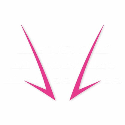 Motorcycle Front Fairing Reflective Sticker Decals,Rose Red | Compatible with Yamaha YZF R25 R3 2019-2022 - color: Pink and Red