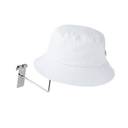 24PCS Helmet Holder Rack, Wall Mount Helmts Stand, Round Hat Racks, Hat Hanger Gridwall Hooks, Slat Panels Cap Rack for Jacket, Motorcycle Accessories (Silvery) - color: Silvery