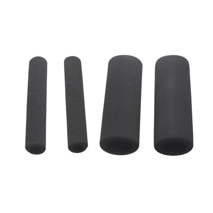 Rubber Handlebar Grip Motorcycle Handlebar Cover Slip-on Anti Vibration Comfort Grip Sleeve Foam Anti-Slip Moto Handle Levers Grips - color: Set