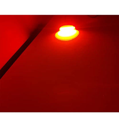 1Pcs 12 LEDs Red White LED License Plate Light,Waterproof LED Brake Light,Motorcycle Signal Light,Backup Light,Tail light for Harley Davidson Kawasaki Suzuki Ducati Polaris Yamaha Bike - size: 12led/Red-white