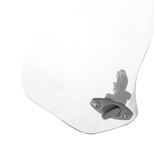 for Motorcycle Windshield Extension Clips Gorgeri Universal Windshield Windscreen, Motorcycle Modified Windscreen Windshield Spoiler Air Deflector(Transparent Small)