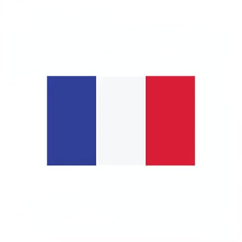 4 PCS Flag Stickers - France Flag Stickers Decals for Cup Computer Laptop Car Bumper Window Helmet Musical Instrument with Smooth Surface - size: France
