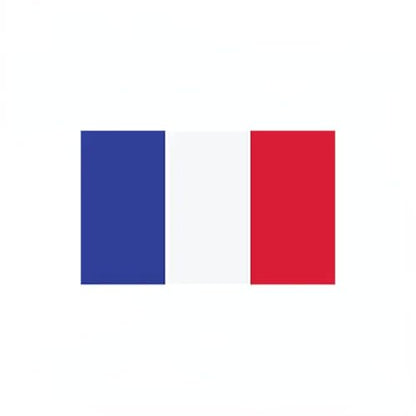 4 PCS Flag Stickers - France Flag Stickers Decals for Cup Computer Laptop Car Bumper Window Helmet Musical Instrument with Smooth Surface - size: France