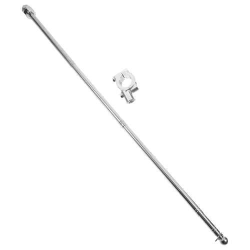 Adjustable Bike Flag Pole, 47in/120cm Retractable Aluminum Alloy Golf Cart Flag Holder, Motorcycle Flagpole Mount Stroller Flagpole for Bicycle Mountain Road Bicycle Atv