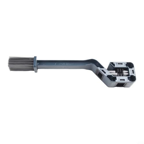 Bicycle Chain Cleaning Brush, Fully Enclosed Chain Scrubber Tool for Road Mountain Bike & Motorcycle Maintenance, ABS Cleaner with Soft Bristles for Deep Cleaning(灰色)