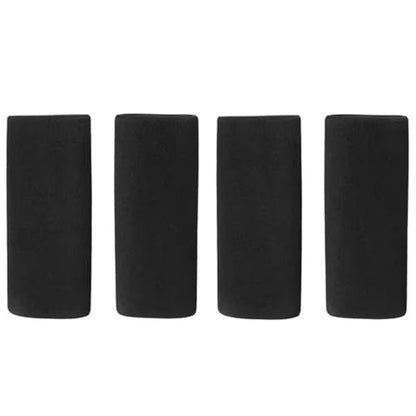 Non-Slip Handlebar Grip Covers Motorcycle Anti Vibration Handle Cover Bar Foam Comfort Slip Over Grips Universal Heat Shrinkable Grip Handlebar Sleeve - color: 4pcs