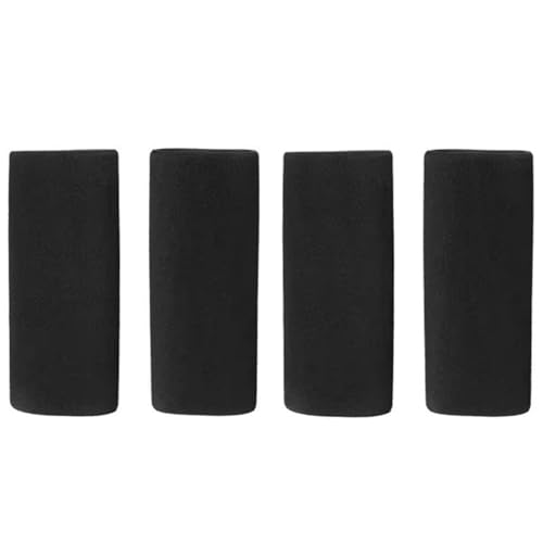 Non-Slip Handlebar Grip Covers Motorcycle Anti Vibration Handle Cover Bar Foam Comfort Slip Over Grips Universal Heat Shrinkable Grip Handlebar Sleeve - color: 4pcs