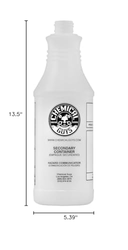 Chemical Guys ACC_130 Professional Chemical Guys Chemical Resistant Heavy Duty Bottle and Sprayer, 32 oz - size: 32 Ounces, style: Professional Sprayer