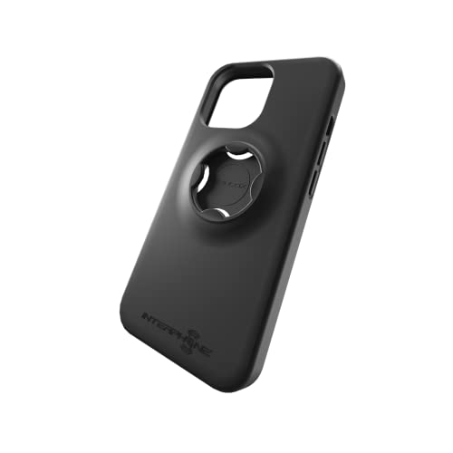 Interphone, QUIKLOX System, Mobile Phone Case iPhone 14 Pro for Motorcycle, Bike and Car, Universal Waterproof Hard Case Smartphone with Protections on Screen and Corners, with Anti-Slip Straps - style: Quiklox iPhone 14 Pro Case