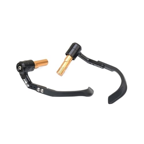 Motorbike Handlebar Protector Motorcycle 7/8" 22mm Handlebar Grips Guard Brake Clutch Levers Protector for YZF-R1 YZF-R3 YZF-R6 YZF R1 R3 R6 - color: Black-H