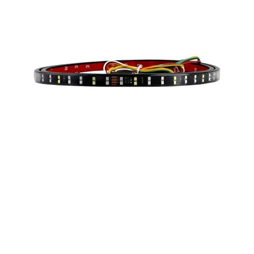 59" Truck Tailgate Light Strip, 180 LED 4 Function Vihicle Brake Running Turn Signal Light Rear Lighting Bar, Pickup Tail Strip Reverse Lamp, Universal for Trailer Truck Cargo Pickup - size: Double 1.5M