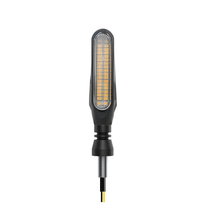 Motorcycle Indicators High Brightness Sequential Flowing Turn Signal Lights For DC12V Motorbike Scooter Off Road (Pack of 2) - size: 4.2Inch (Pack of 2PCS)