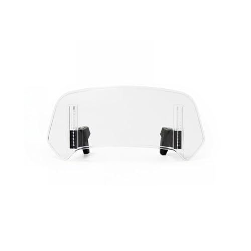 Wind Deflector Windshield Motorcycle Windshield Extension Spoiler Windscreen Air Deflector for VS 600 800 DL650 DL1000 DL250 for V-Strom 650 1000 XT - color: A Large Transparent