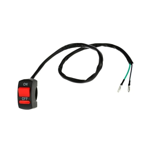 Emergency Hazard Headlight for Motorcycle ATV Bike - Handlebar Light with ON/Off Button