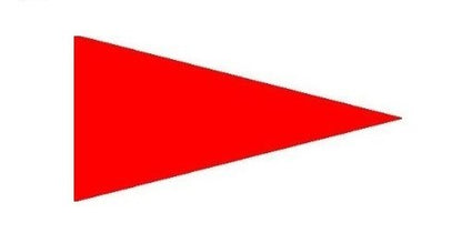 5 pk. Orange Pennant 1/2" Sleeve Replacement Safety Flag ATV Bicycle Motorcycle Razor UTV …