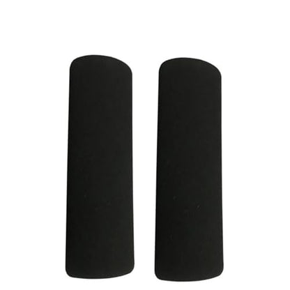 Motorcycle Handlebar Grips Motorcycle Modified Anti-Skid Handle Sleeve Shock-Proof Grip Black Foam - color: 2pcs black