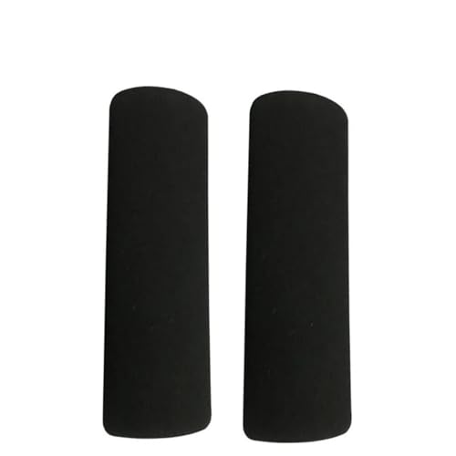 Motorcycle Handlebar Grips Motorcycle Modified Anti-Skid Handle Sleeve Shock-Proof Grip Black Foam - color: 2pcs black