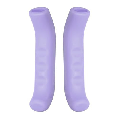 HARFINGTON 1 Pair Bike Brake Lever Cover Silicone Anti-Slip Purple | Brake Lever Grip Protector Handle Protection Covers Sleeve for Mountain Road Bike Cycling - color: Purple