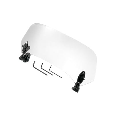 ACROPIX 37cm Motorcycle Windshield Motorcycle Wind Deflector Clear Lens Adjustable Clip Windshield Extension Universal Fit for Most Motorcycle Scooter Car Parts