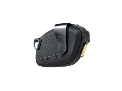 Topeak DynaWedge Micro Saddle Bag with Strap Mount – Aerodynamic Water-Repellent Under-Seat Bike Bag for Tools, Tubes & Essentials, Compact 0.35L Design, Secure Hook & Loop Fit | bike-wedges - style: Micro - Not Weatherproof