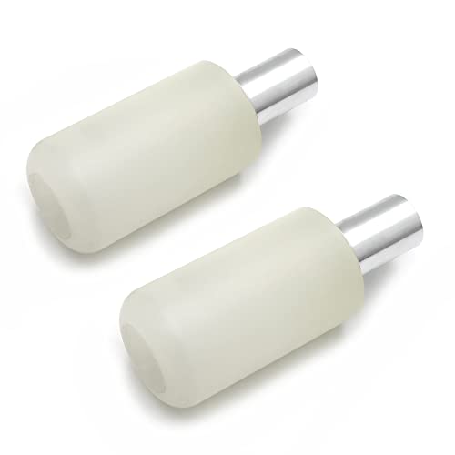 XKMT- White Universal 10mm 45 * 115mm Motorcycle Frame Sliders Crash Protector Compatible With Suzuk [P/N: XH6014-019-WHITE] - color: White