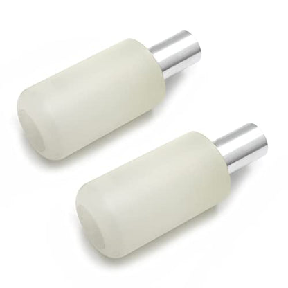 XKMT- White Universal 10mm 45 * 115mm Motorcycle Frame Sliders Crash Protector Compatible With Suzuk [P/N: XH6014-019-WHITE] - color: White