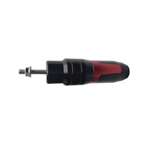 Universal Rear Frame Sliders Crash Pad Replacement for B-MW Kawasaki Yamaha Honda Suzuki CNC Aluminum Motorcycle Accessories Anti Falling Protection(Red) - color: Red