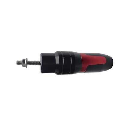 Universal Rear Frame Sliders Crash Pad Replacement for B-MW Kawasaki Yamaha Honda Suzuki CNC Aluminum Motorcycle Accessories Anti Falling Protection(Red) - color: Red