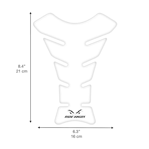 Ride Angry Premium Motorcycle Tank Pad (Clear, Standard) - color: Clear, size: Standard