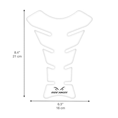 Ride Angry Premium Motorcycle Tank Pad (Clear, Standard) - color: Clear, size: Standard