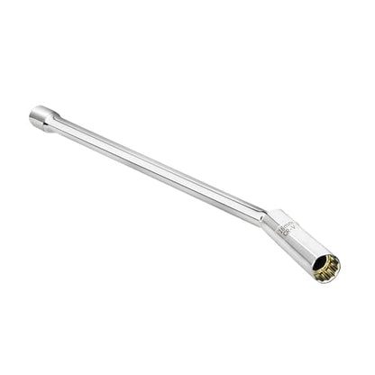 A ABIGAIL 16mm Thin Wall Swivel Magnetic Spark Plug Socket 3/8 Inch Drive x12 inch Total Length 12-Point 5/8 Inch Spark Plug Socket Removal Tool Compatible with Motorcycle, Car, SUV, BMW - size: 16mm-12inch