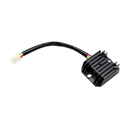 PRO BAT ATV Quad Complete Electrics AC Wire Harness Kit with CG-8 Stator 6-Pin AC CDI ATV Switch Ignition Coil Solenoid Relay Spark Plug for 150cc 200cc 250cc 300cc Zongshen Lifan Black - style: B 8 Pole+ B Ignition Coil+B Rectifier