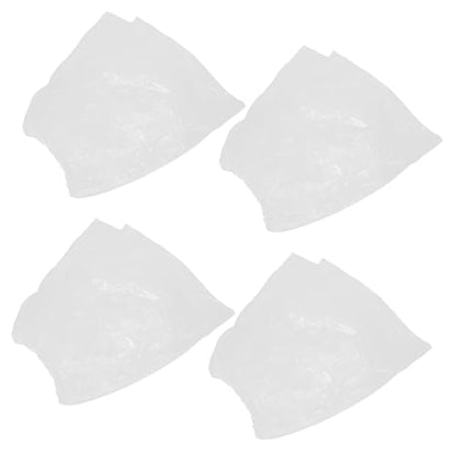 Disposable Waterproof Motorcycle Cover 4-Pack Clear Plastic Bike Protective Covers for Outdoor All-Weather Use 90.55X47.24X19.68In - size: L