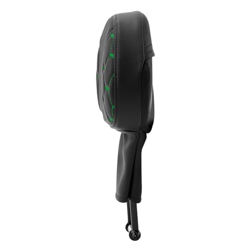 C.C. RIDER Motorcycle Backrest Plug-in Driver for Harley Davidson Touring CVO Street Glide Road Glide Electra Road King 2009-2023 - color: Rider Backrest-Green Stitching
